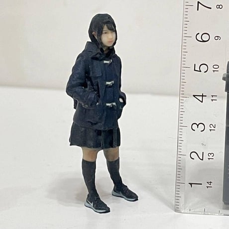 1/24 フィギュア　JKNP 女子高生　ミニカーに　リアルフィギュア　ドールハウスに　完成品　塗装済み完成品　ジオラマ