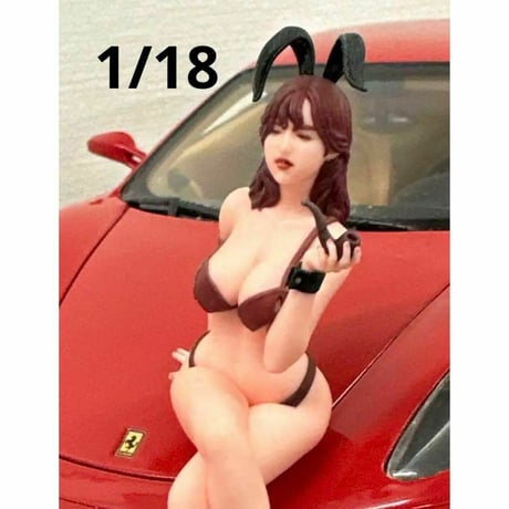 1/18 オーシャンコスモス　バニーガール　フィギュア　完成品　リアルフィギュア