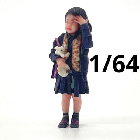 1/64 子供　フィギュア　子供フィギュア　ミニチュア　ミニカーに　ジオラマ  ミニチュア