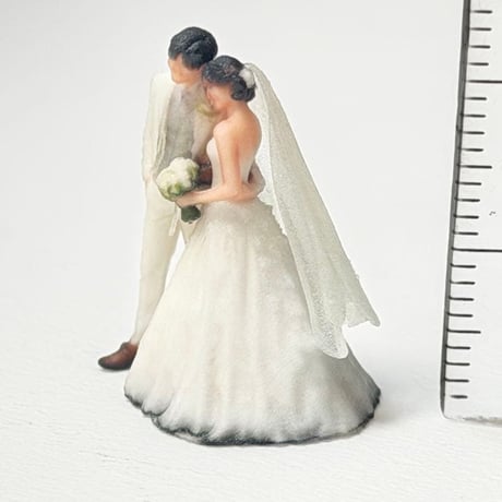 HOゲージ　1/80 ウエディング　結婚式　フィギュア　1/64より小