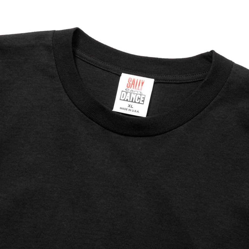 SALLY CAN'T DANCE L/S T-shirts 90's Logo Black