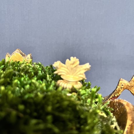 金の王冠　苔プリザ