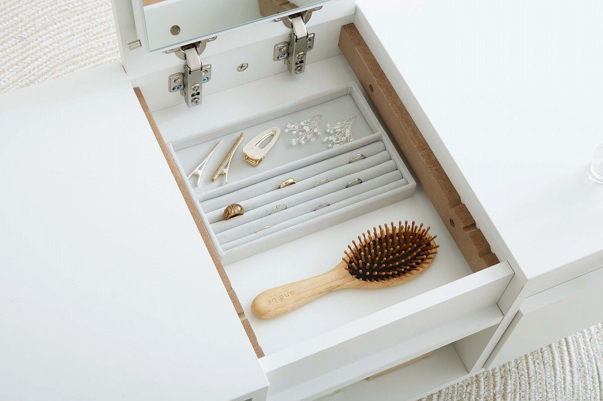 ドレッサー ２WAY ドレッサーテーブル Charme テーブル 鏡台 ホワイト 楽天市場】ドレッサーテーブル テーブルドレッサー ドレッサー