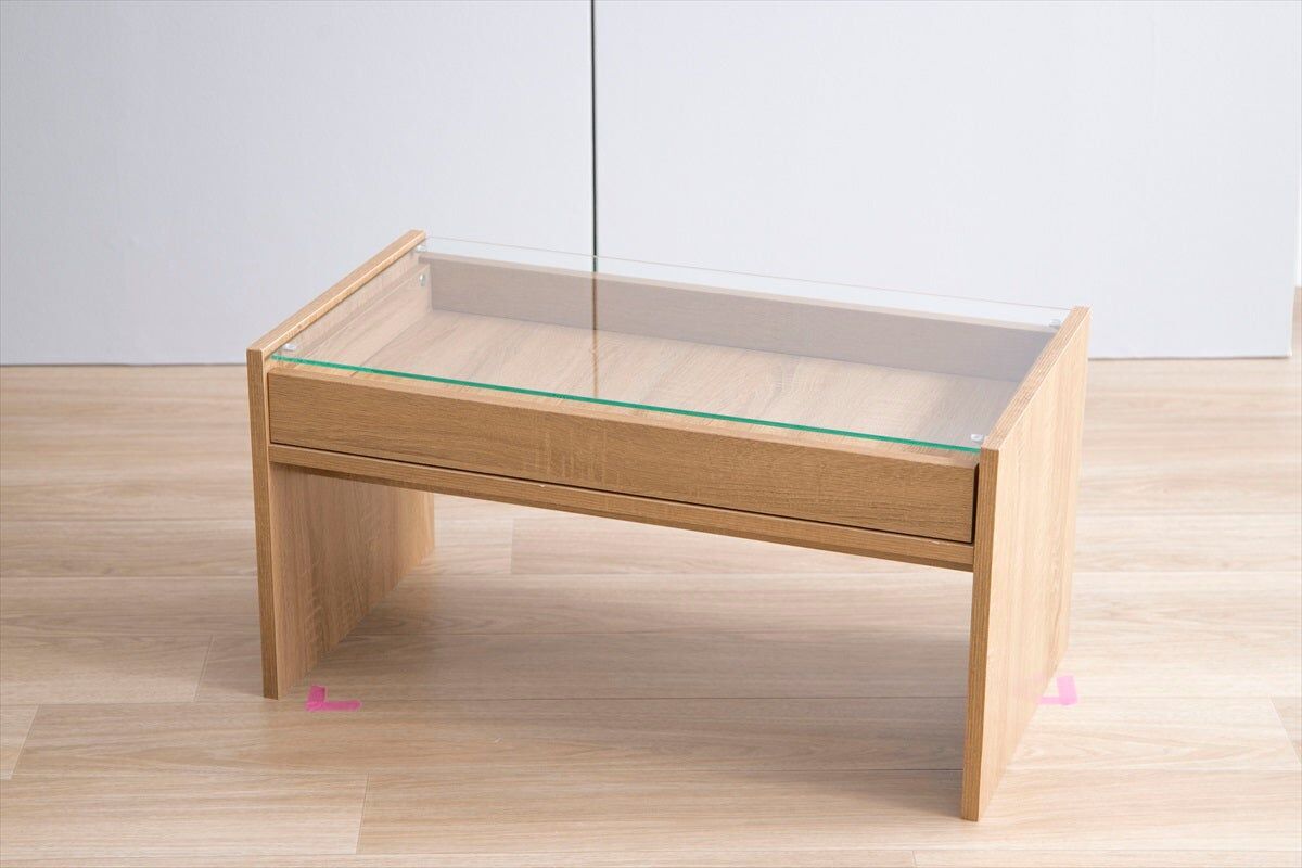 Lana ガラス天板センターテーブル | cocofage