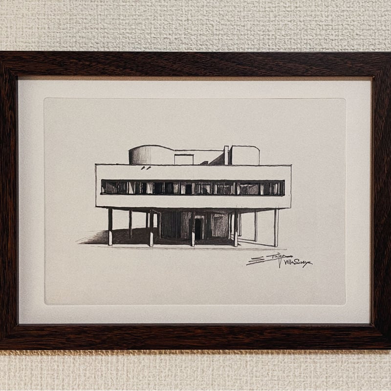 NO.002/Original:Villa Savoye | TS DRAWING FACTORY NO.002/Original:Villa Savoye | TS DRAWING FACTORY