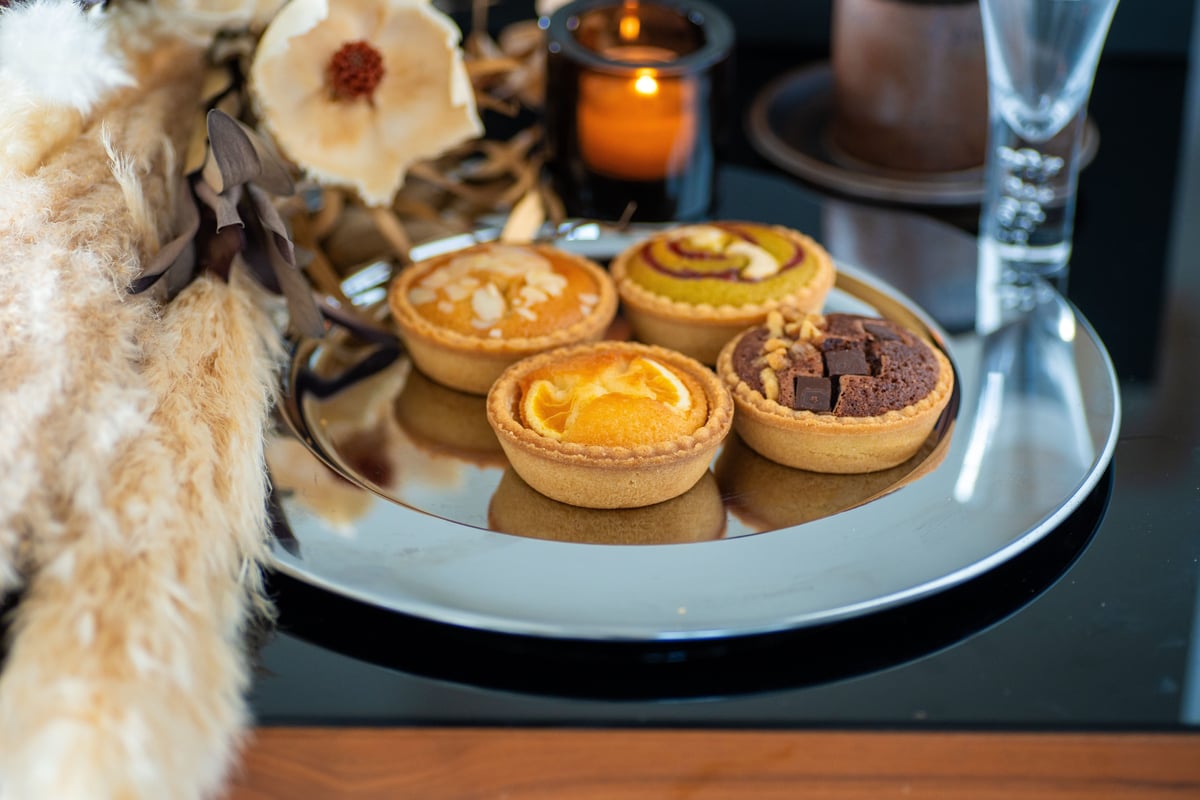 ご褒美タルトセット 8個入り(ショコラ,オレンジ,メープル,ピスタチオ