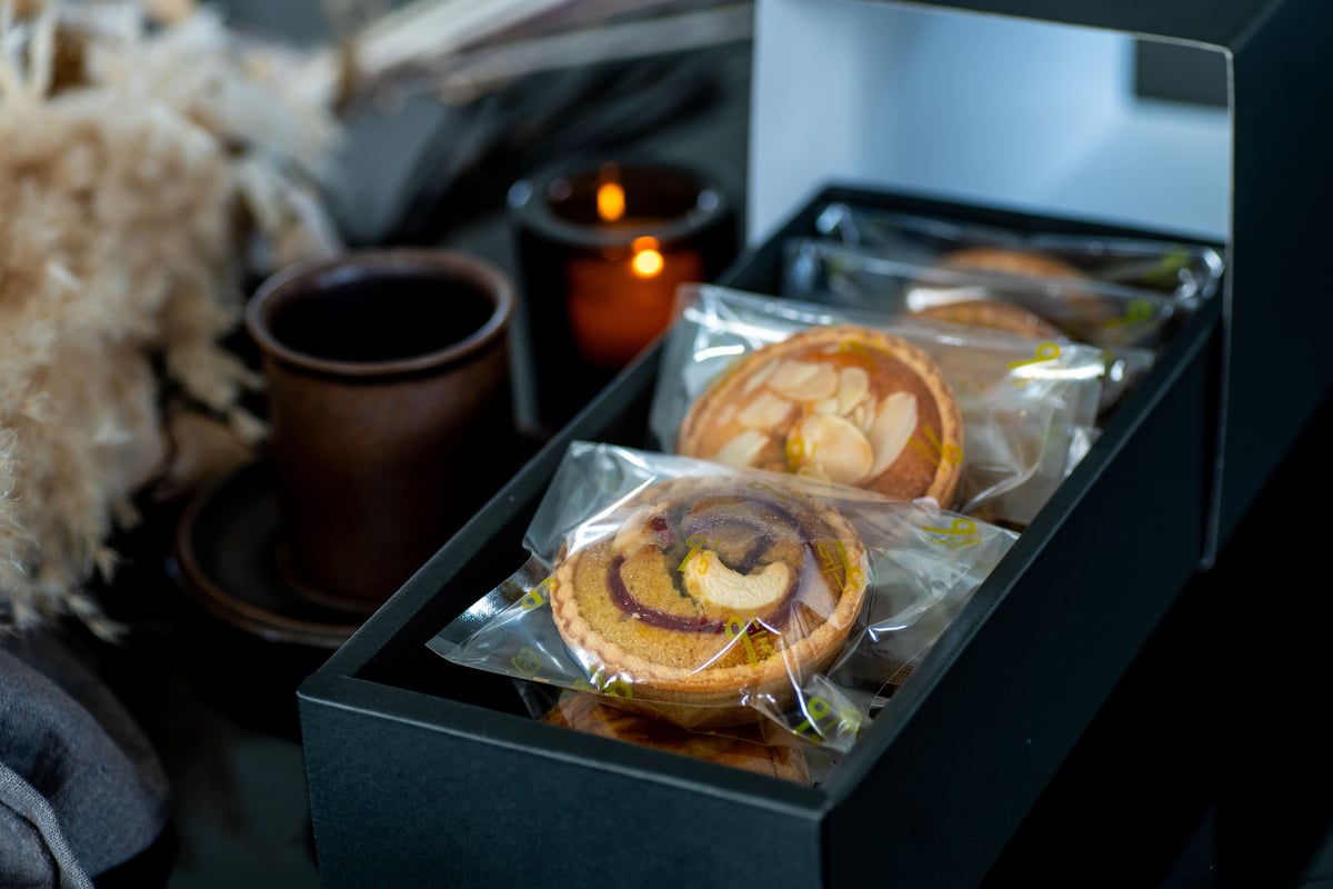 Hさま専用 mellojoy フィンガータルトセット ご褒美タルトセット 8個入り(ショコラ,オレンジ,メープル,ピスタチオ