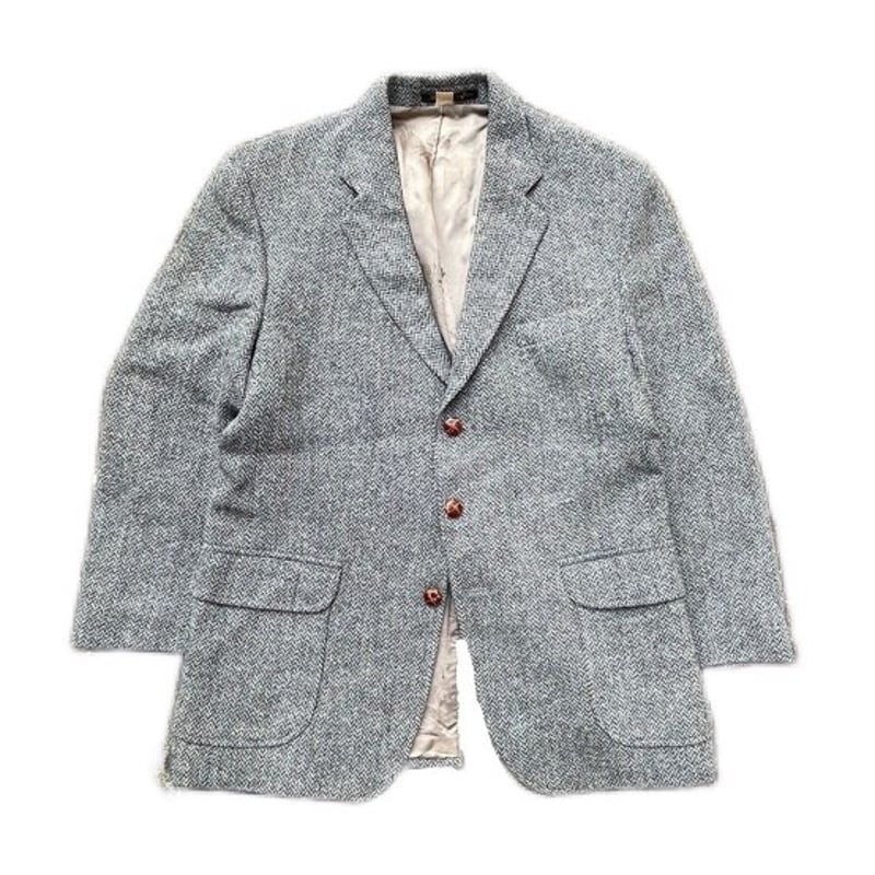 90s Harris Tweed×ORVIS tailored jacket 【double 90s Harris Tweed×ORVIS tailored jacket 【double