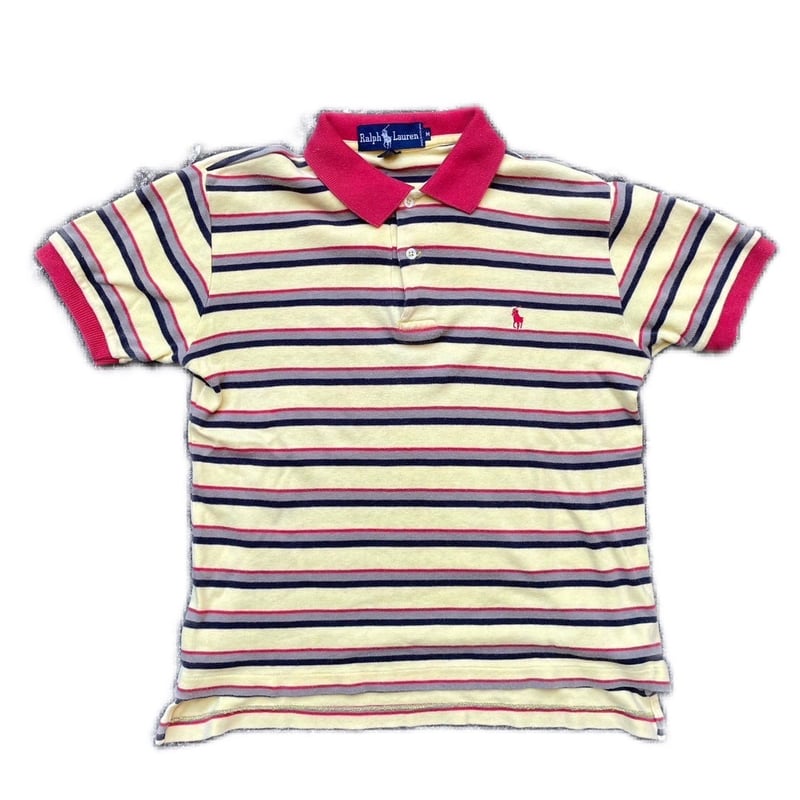 90s Polo by Ralph Lauren Malti color border pol