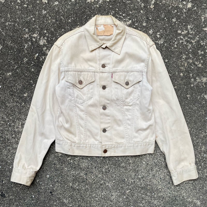 60s Levi's 940Bxx BIGE white denim jacket | 古着屋 匠人 60s Levi's 940Bxx BIGE white denim jacket | 古着屋 匠人