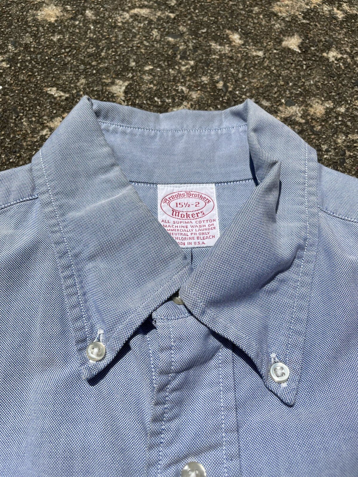 【新品デッドストックタグ付き 】80'sブルックスブラザーズ　USAダンリバー社 70-90s デッドストック ブルックスブラザーズ オックスフォード