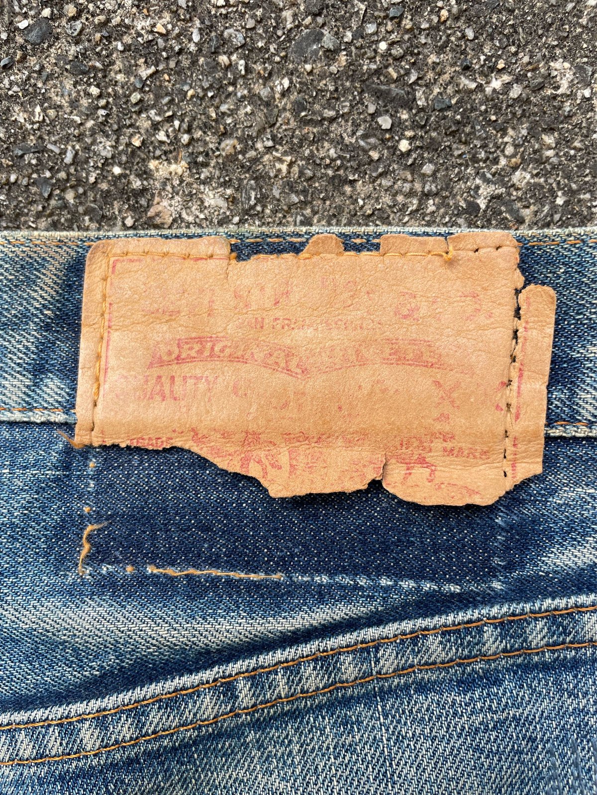 70s Levi's 505 66BigE denim pant | 古着屋 匠人