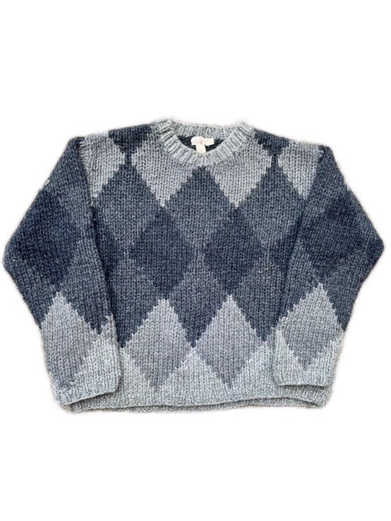 90s old J.CREW hand knit sweater | 古着屋 匠人