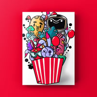 壁掛けアート「popcorrrn!!!」