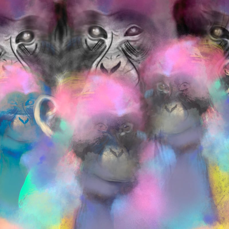 壁掛けアート「見ざる聞かざる言わざる」 | MIMAJAPAN ART'STORE