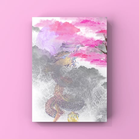 壁掛けアート「SAKURA〜雲が唸る頃」
