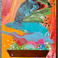 Flamingo」F80号キャンバス【原画一点物】 | MIMAJAPAN ART'STORE