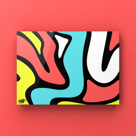 DesignArtパネルNo.6 【coral marble】