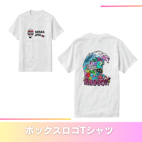 ボックスロゴTシャツ｜ホワイト