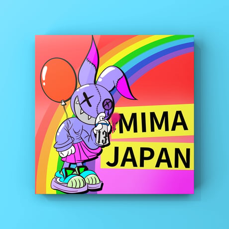 壁掛けアート「MIMAJAPAN’ReadyRabbit」