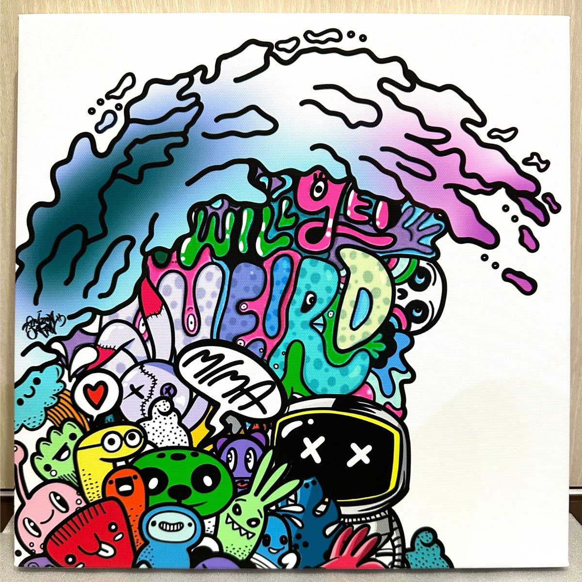 即納1点のみ アートパネル PopWave | MIMAJAPAN ART'STORE