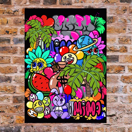 壁掛けアート「HappyVacances！」
