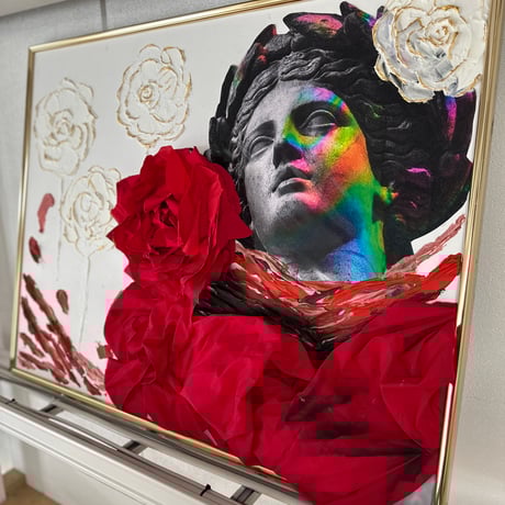 炎の彫刻」 F50号 原画一点物 | MIMAJAPAN ART'STORE