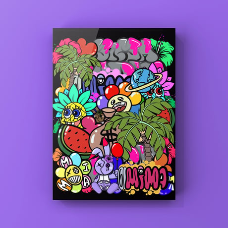 壁掛けアート「HappyVacances！」