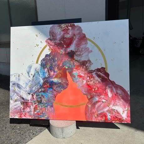 『Tiny Angele』 油彩画 インテリア アート 原画 一点物 Tiny Angele』 油彩画 インテリア アート 原画 一点物 一点モノ