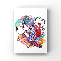 「PopArtWorld！」壁掛けアート