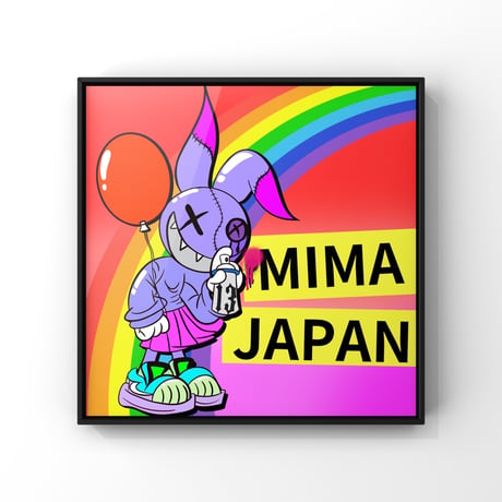 壁掛けアート「MIMAJAPAN’ReadyRabbit」