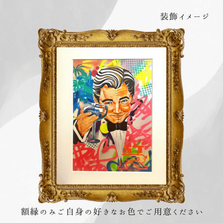 原画プリント 𝐭𝐢𝐭𝐚𝐧𝐢𝐜直筆サイン入り｜高級厚紙プリント