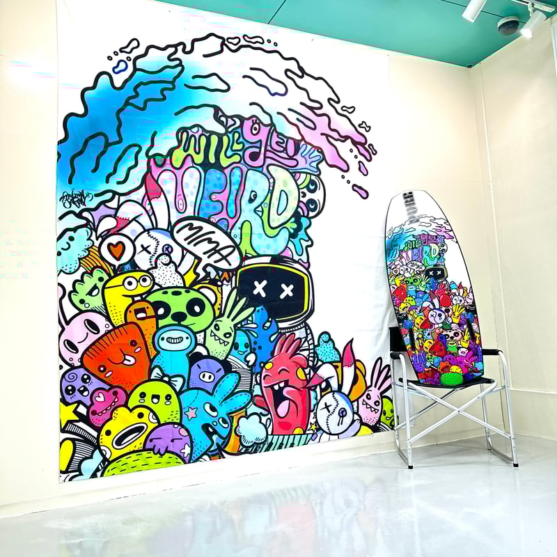 PUREコラボレーションデザインサーフボード | MIMAJAPAN ART'STORE