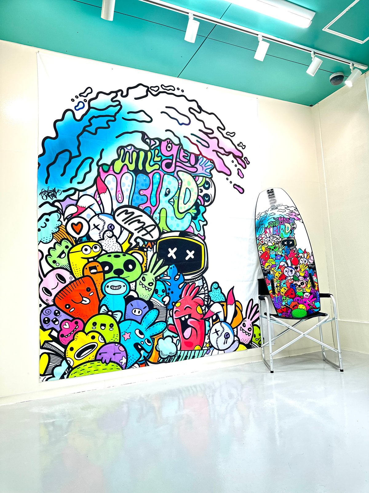PUREコラボレーションデザインサーフボード | MIMAJAPAN ART'STORE