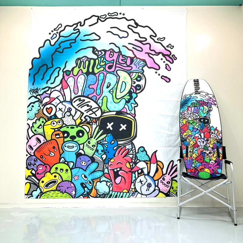 PUREコラボレーションデザインサーフボード | MIMAJAPAN ART'STORE