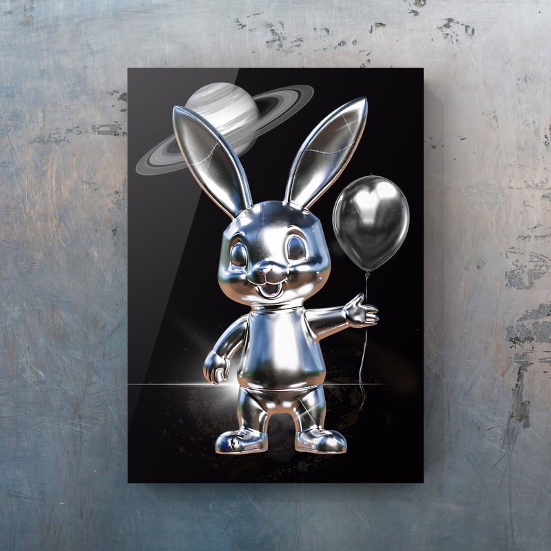 クロムメッキラビット宇宙空間」壁掛けアート | MIMAJAPAN ART'STORE クロムメッキラビット宇宙空間」壁掛けアート | MIMAJAPAN ART'STORE