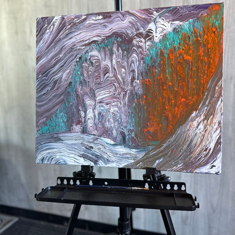 オリジナル　キャンバス　アート　絵画　原画　F8号 オリジナルキャンバスアート絵画原画F8号