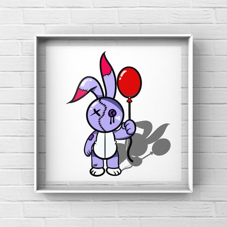DesignArtPanel「傷だらけのラビット」