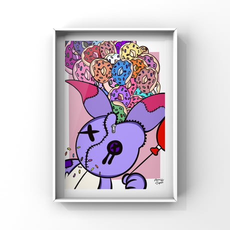 壁掛けアート「I didn't eat it.」