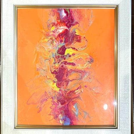 絵画／Title「Flare」 額縁込
