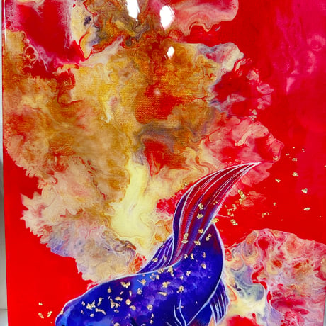 原画一点物 「Widely」