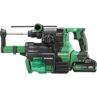 ＨｉＫＯＫＩ　ロータリハンマドリル３６Ｖ　ＳＤＳプラスシャンク　集じんシステム搭載　新マルチボルトセット品（高容量４．０Ａｈ）