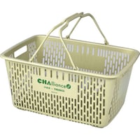 【在庫限り】　TRUSCO　CHAIIiance   茶がら入り　買い物かご　30L