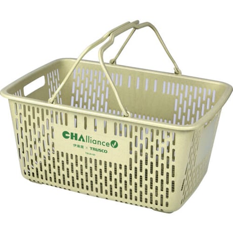 【在庫限り】　TRUSCO　CHAIIiance   茶がら入り　買い物かご　30L
