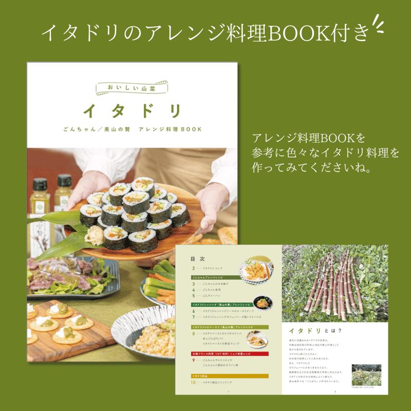 美山の贅(ぜい)シリーズ】 イタドリ加工品3種詰合せセット | 日高川町
