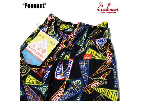 COOKMAN シェフパンツ Chef Pants Pennant [231-31848]