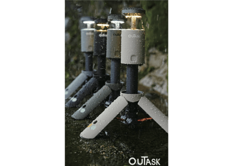 Outask収納式LEDランタン Commemorative Version Black