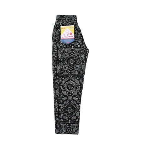 COOKMAN シェフパンツ Chef Pants Paisley Black [231-32832]