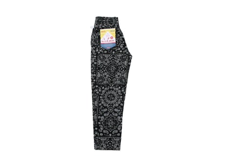 COOKMAN シェフパンツ Chef Pants Paisley Black [231-32832]