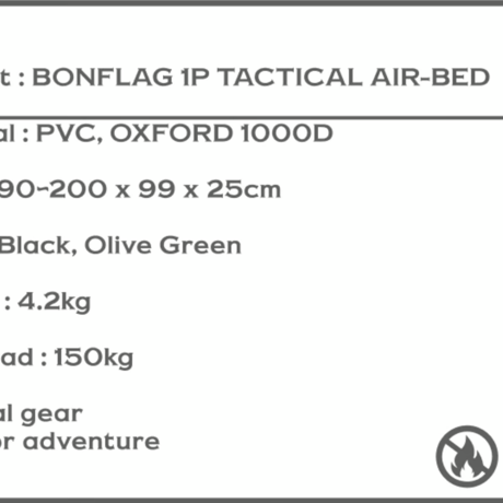 BONFLAG Tactical Air Bed 1P